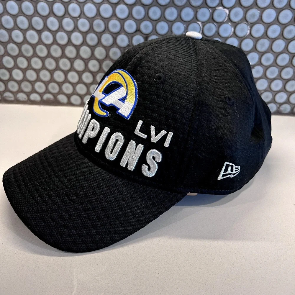 LA Rams Super Bowl LVI Champions Hat‎ Cap Snap Back New Era 9FORTY Adjustable